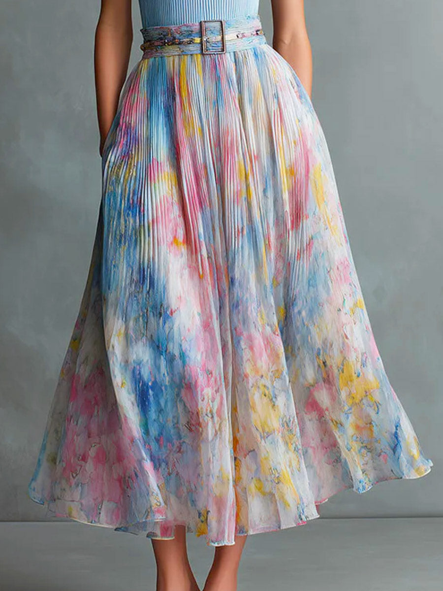 Women's Art Casual Stylish Elegant Sleeveless Dress
