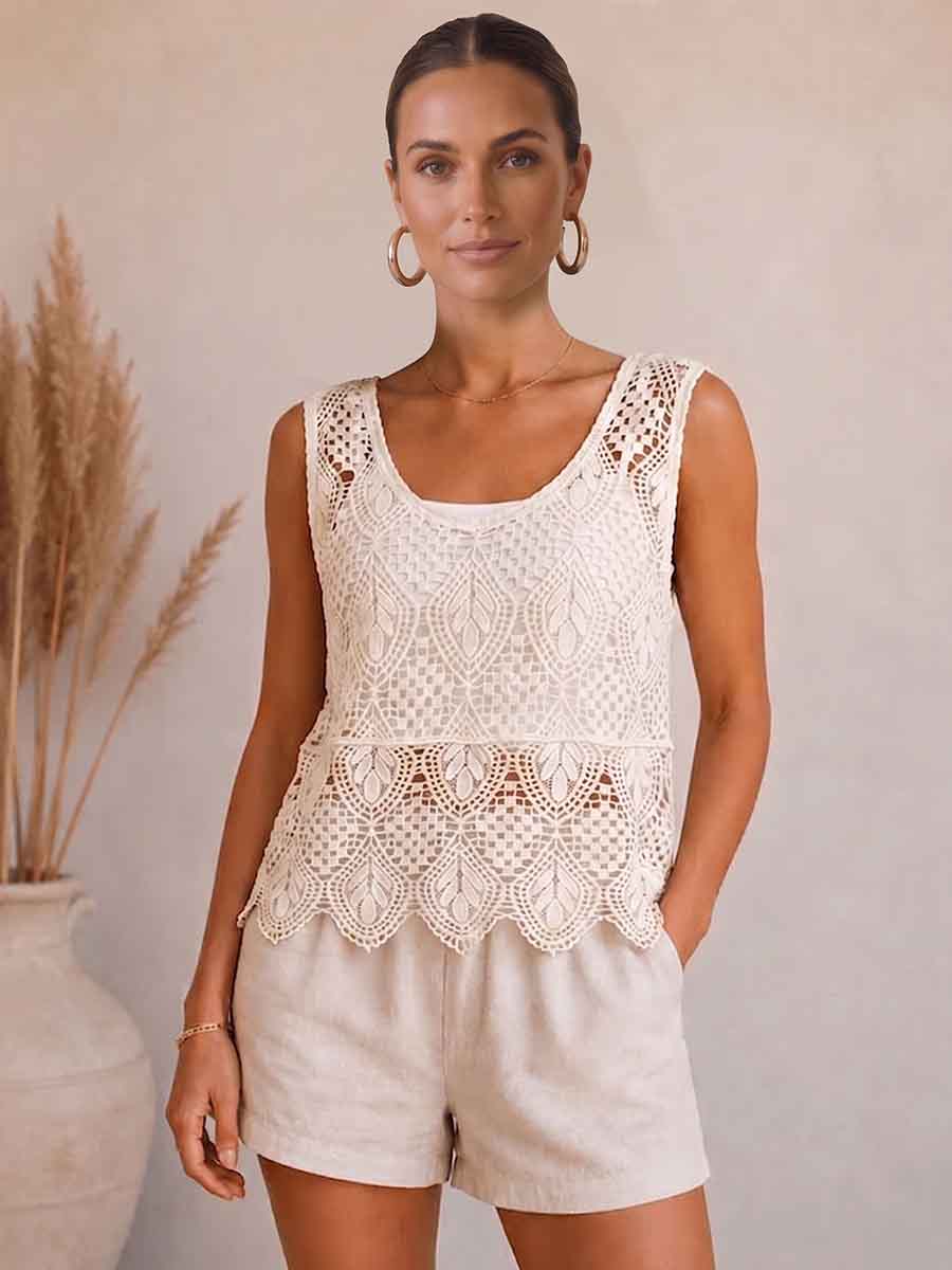 Women's Bohemian Embroidered Camisole (one Size)