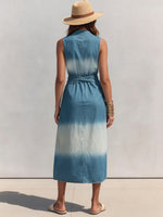 Women's Gradient Waist-cinch Dress