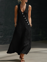 Minimalist And Cozy Button-up Dress