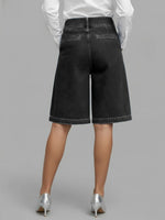 Women's High-waisted Casual Loose Denim Shorts