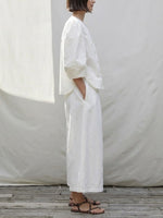 Women's Cotton And Linen Simple Set