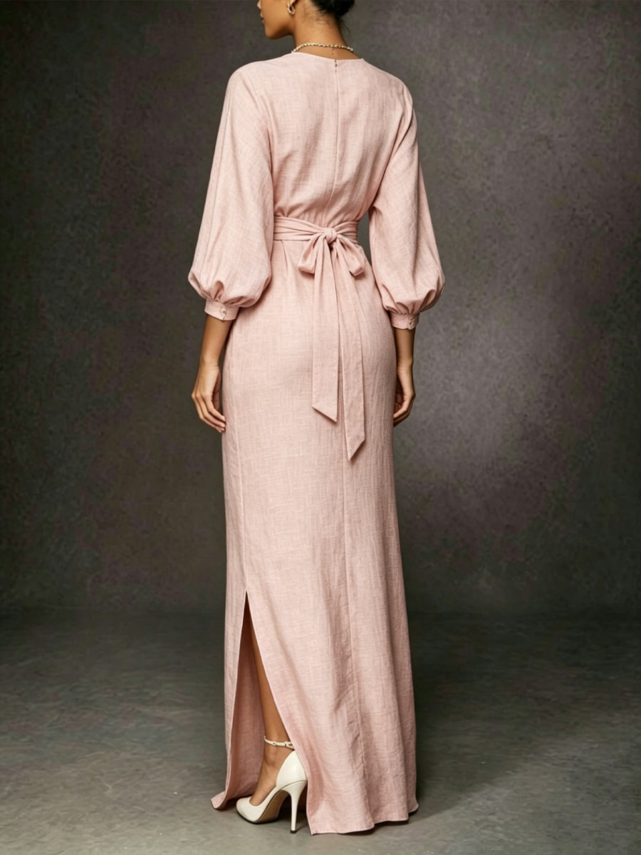 Women's Elegant V-neck Dress