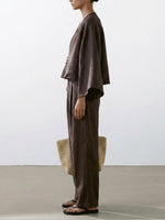 Women's Oriental Style Cotton And Linen Set