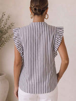 Women's Retro Striped Casual Shirt